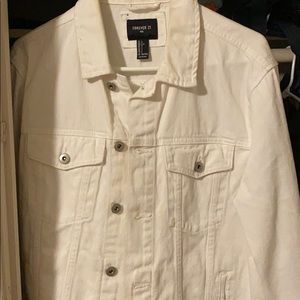 White denim jacket